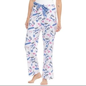 NWT KayAnna Ski Print Fleece Pajama Pants